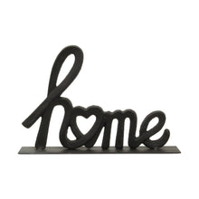 Load image into Gallery viewer, Home Hand Painted Tabletop Sculpture - Black
