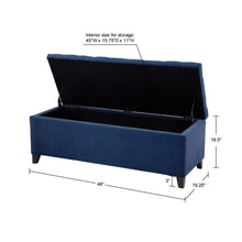 Load image into Gallery viewer, Shandra - Tufted Top Soft Close Storage Bench
