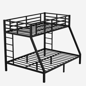 Metal Twin XL over Queen Bunk Bed for Teens and Adults,Space-Saving/Noise Reduced/No Box Spring Needed, Old SKU W1307S00013 (Expect arrive date 2024/3/24)