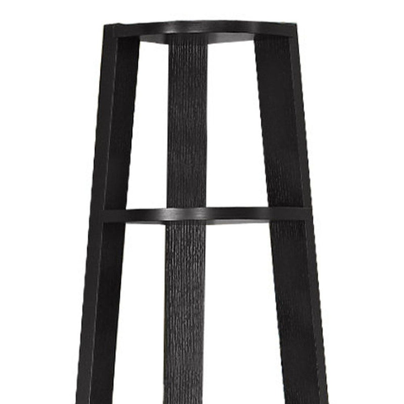 Five Tier Corner Bookcase - Espresso