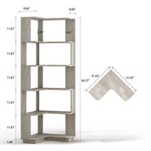 Load image into Gallery viewer, L-Shaped Corner Bookshelf

