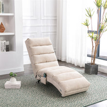 Load image into Gallery viewer, Massage Chaise Lounge Indoor With Remote Control, Ergonomic Electric Massage Lounger

