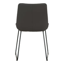 Load image into Gallery viewer, Leather And Metal Dining Side Chairs (Set of 2) - Black
