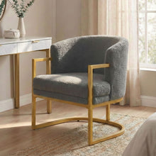 Load image into Gallery viewer, Upholstered Reading Accent Armchair For Living Room

