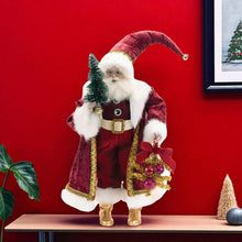 Load image into Gallery viewer, Christmas Santa Figurine - Red / White
