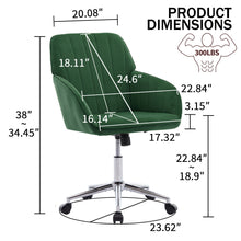 Load image into Gallery viewer, Adjustable Ergonomic Office Chair, Swivel Backrest Seat
