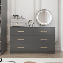 Load image into Gallery viewer, Large 6 Drawers Chest Of Drawer Dressers Table With Handle
