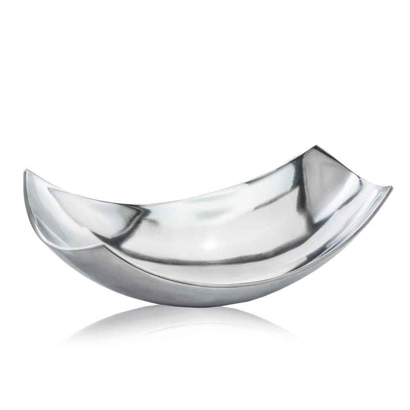 Buffed Decorative Bowl - Silver