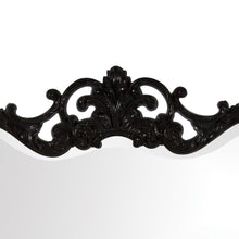 Load image into Gallery viewer, 27" Ornate Scroll Framed Accent Mirror - Black

