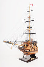 Load image into Gallery viewer, HMS Victory Bow Section Hand Painted Decorative Boat - Brown
