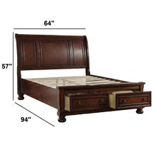 Load image into Gallery viewer, Bed With 2 Panel Headboard And Footboard
