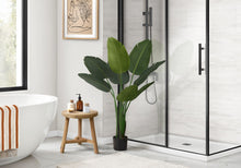 Load image into Gallery viewer, 44" Tall, Artificial Plant, Bird Of Paradise Tree, Indoor, Faux, Fake, Floor, Greenery, Potted, Decorative - Green / Black
