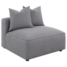 Load image into Gallery viewer, Amherst - Armless Chair With Accent Pillow - Gray
