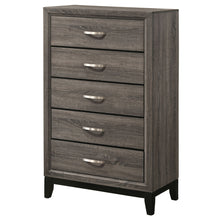 Load image into Gallery viewer, Gregory - 5 Drawer Chest - Smoke Gray
