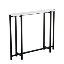 Load image into Gallery viewer, Frame Console Table - White / Black
