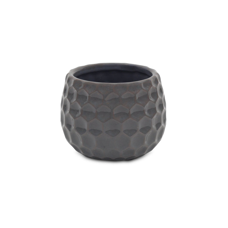 Round Pot Planter (487400) - Gray
