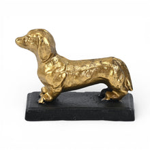 Load image into Gallery viewer, Dog Hand Painted Figurine - Gold
