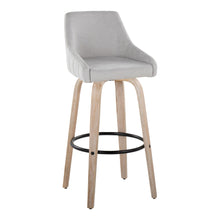Load image into Gallery viewer, Hannah - Transitional Fixed Height Barstool With Swivel With Round Footrest (Set of 2)

