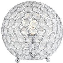 Load image into Gallery viewer, Geometric Globe Table Lamp With Globe - Clear
