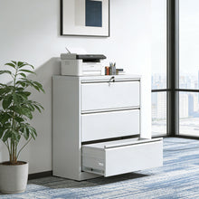 Load image into Gallery viewer, Lateral File Cabinet, Locking Heavy Duty, Anti-Tip Safety Interlock, Vertical Storage For Letter/Legal/A4 Files
