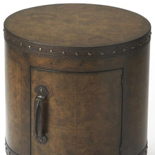 Load image into Gallery viewer, Old World Map Duffel Table - Dark Brown
