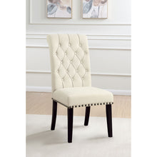 Load image into Gallery viewer, Button Tufted Side Chairs (Set of 2) - Beige
