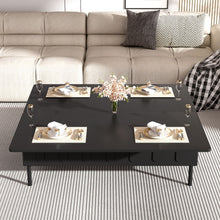 Load image into Gallery viewer, Lift Top Coffee Table With 2 Drawers With Hidden Storage Compartment For Living Room
