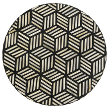 Load image into Gallery viewer, Top Accent Table With Mosaic Design, Circular Tabletop - Gold
