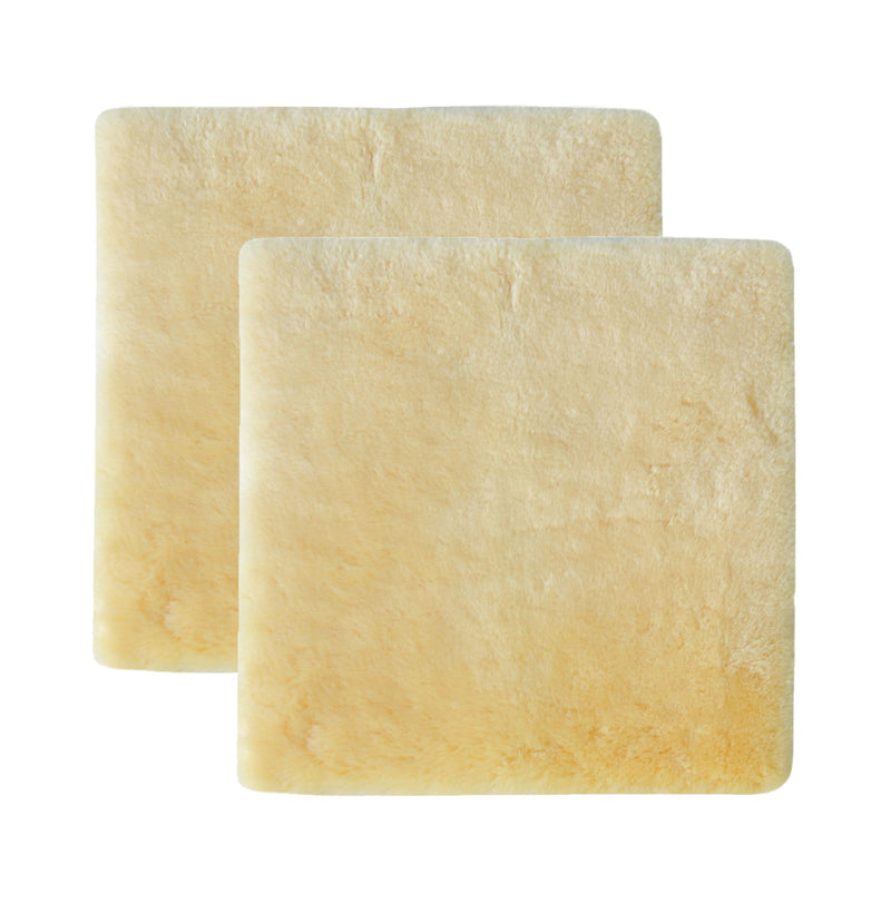 17" X 17" Linen Solid Color Dining Chair Pad (Set of 2) - Cornsilk
