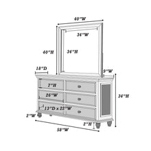 Load image into Gallery viewer, 1 Piece Dresser Bedroom Furniture - White
