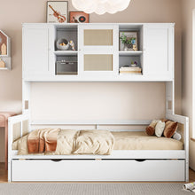 Load image into Gallery viewer, Daybed And All In One Cabinet And Shelf
