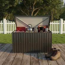 Load image into Gallery viewer, Out Door Metal Storage Box Store Medium - Black
