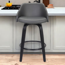 Load image into Gallery viewer, 39" Swivel Low Back, Bar Height Bar Chair - Gray
