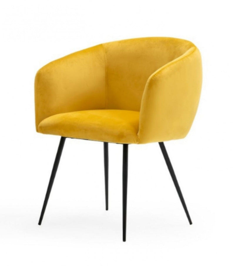 Modern Dining Chair - Yellow