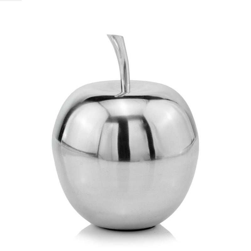 Buffed Decorative Apple Tabletop Sculpture (354621) - Silver