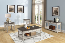 Load image into Gallery viewer, Chairside Table With Storage - Antique White
