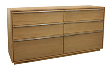 Load image into Gallery viewer, Six Drawer Double Dresser - Natural
