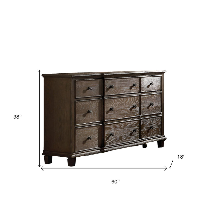 Dresser - Weathered Oak