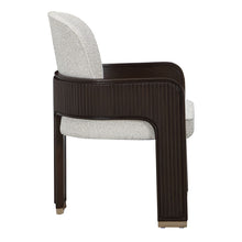 Load image into Gallery viewer, West Kensington - Dining Arm Chair - Buff / Medium Espresso

