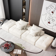 Load image into Gallery viewer, Modern Oversized Diy Combination Modular Sectional Sofa With Pillows
