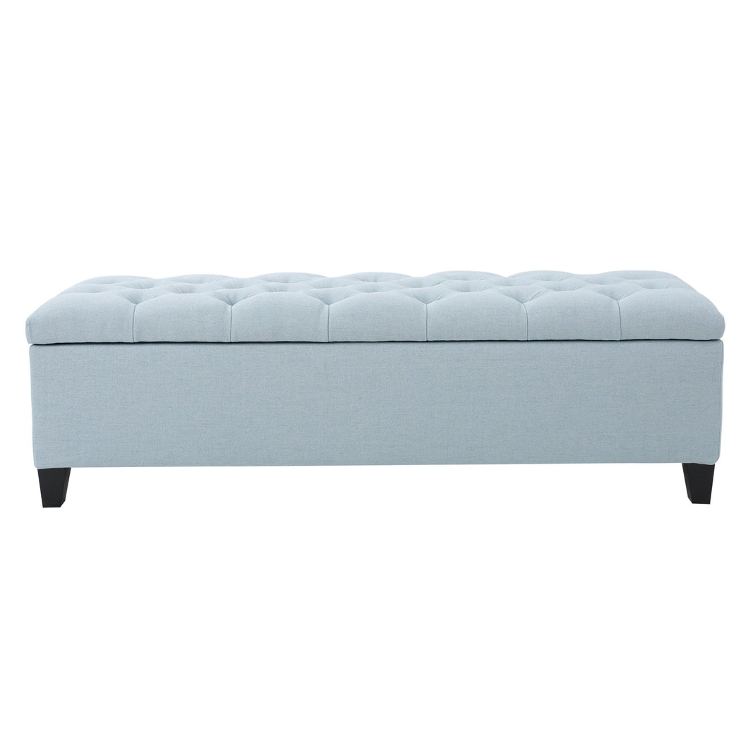 Glouster - Contemporary Storage Ottoman With Button Tufted Design