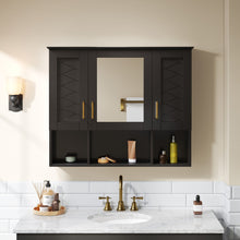 Load image into Gallery viewer, Modern Wall Mounted Medicine Cabinet With Adjustable Shelves, Soft Close Doors, High Define Mirror
