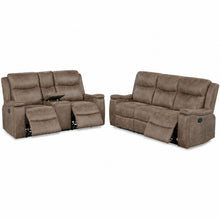 Load image into Gallery viewer, Modern Manual Motion Living Room Set With Hidden Cup Holders
