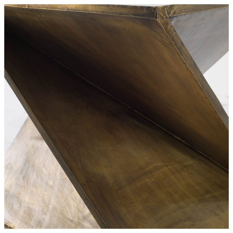 End Table - Brass