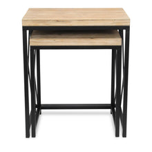 Load image into Gallery viewer, Nested Tables (Set of 2) (738204) - Light Brown
