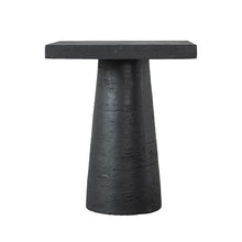 Load image into Gallery viewer, Square Side Table With Pedestal Base
