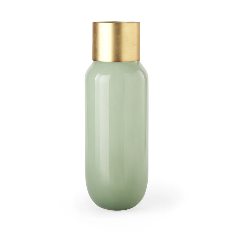 Abstract Cylinder Table Vase (397586) - Green