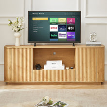 Load image into Gallery viewer, Modern Wavy TV Stand Rounded Sideboard With Storage Cabinet
