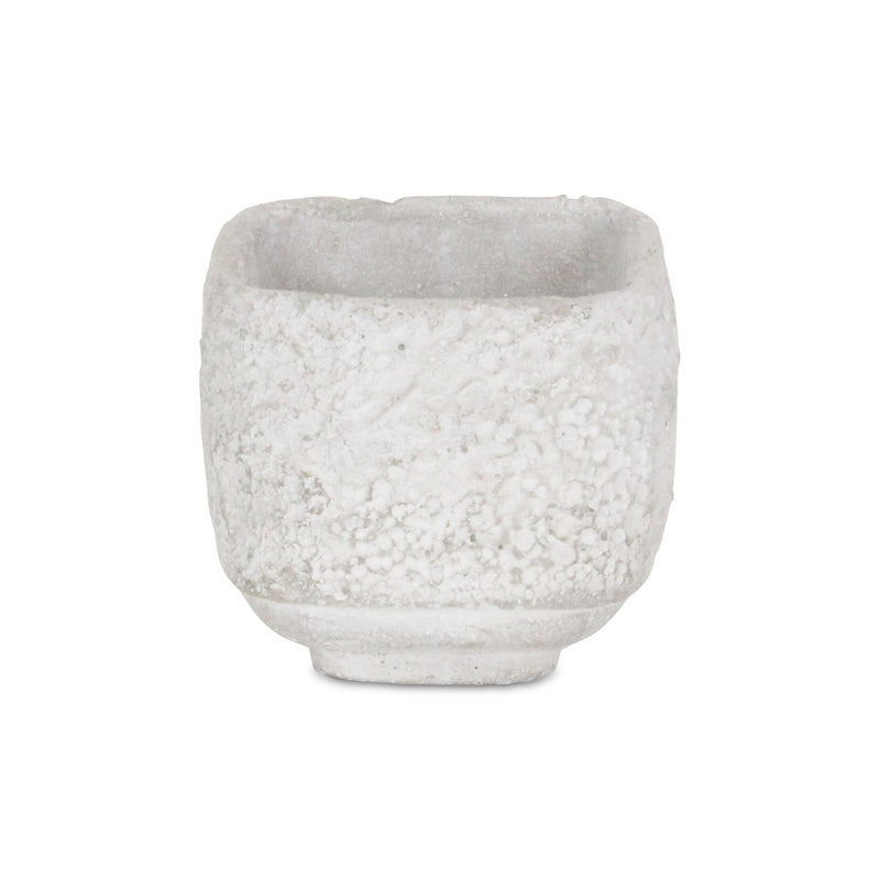 Crackle Square Pot Planter (487910) - Gray