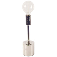 Load image into Gallery viewer, 18" Unfinished Metal Round Bedside Lamp - Silver
